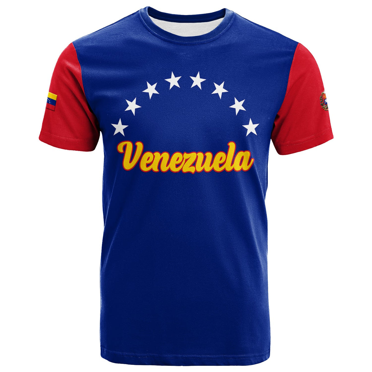 Custom Venezuela Baseball Pride T Shirt LT12 - Shopicos