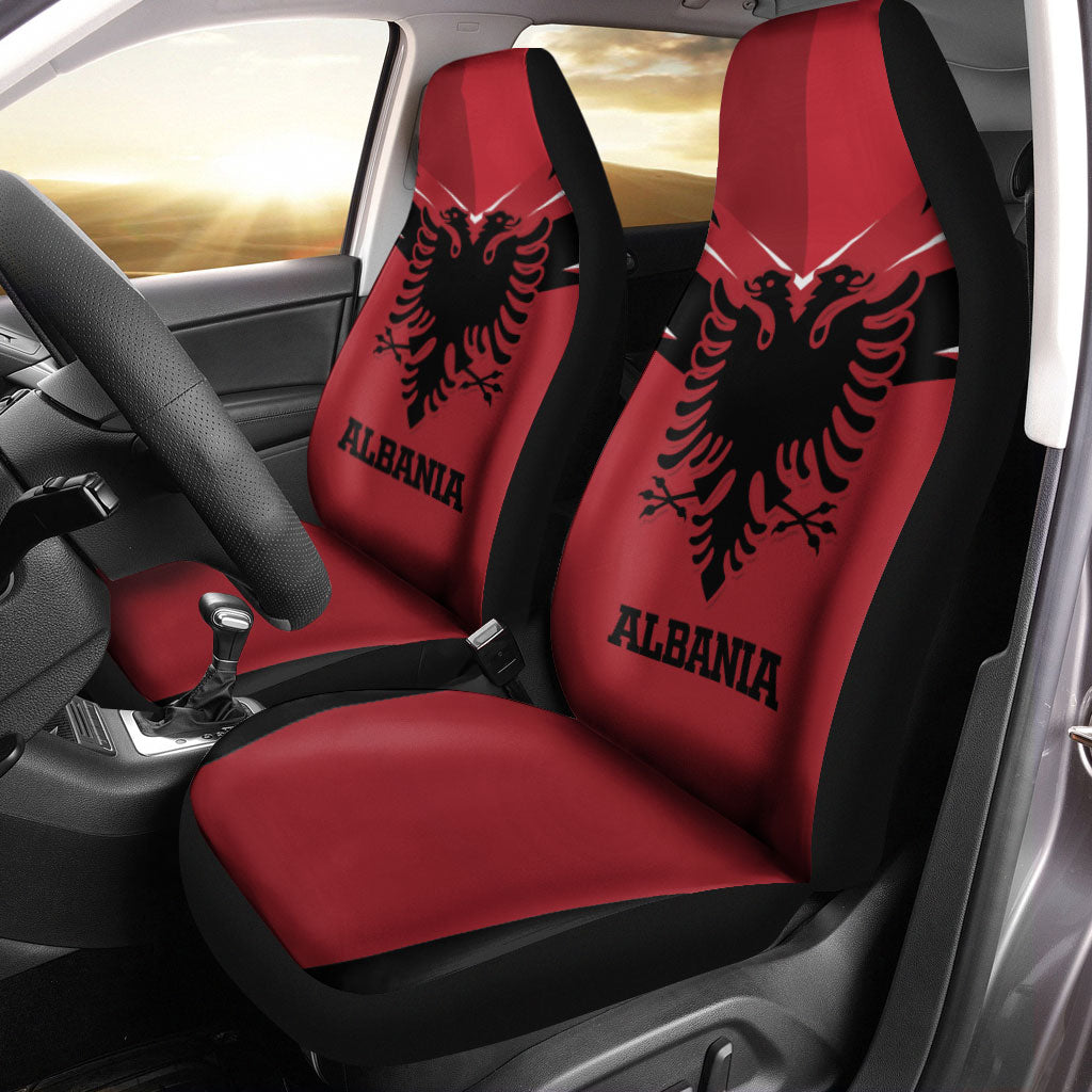 Albania Pride Car Seat Covers LT12 - Shopicos