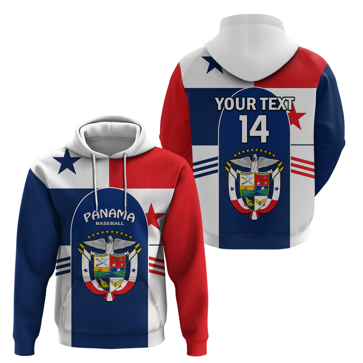 Custom Panama 2023 Baseball Flag Sporty Version Hoodie - Shopicos