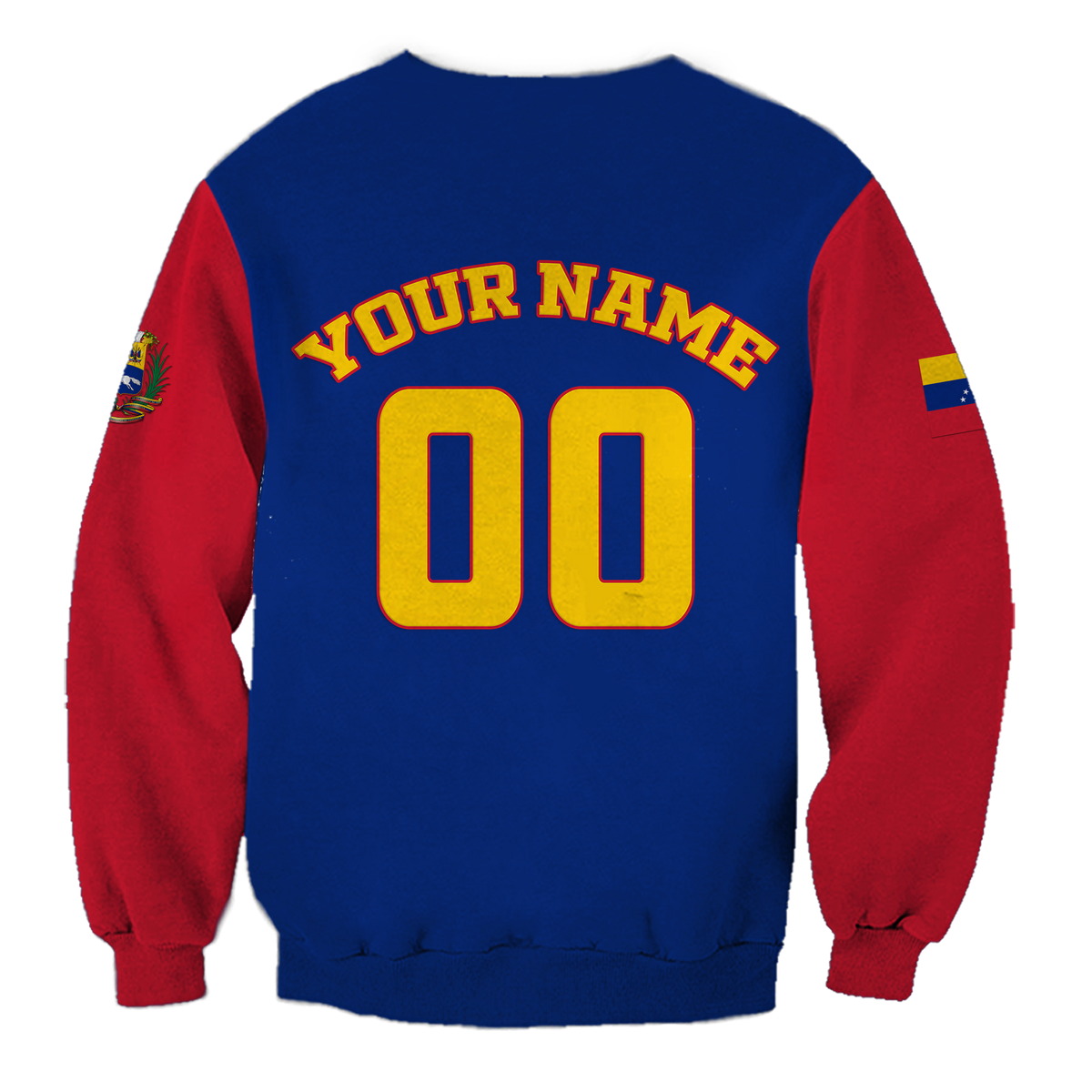 (Custom Personalised) Venezuela Baseball Pride Sweatshirt LT12 - Shopicos
