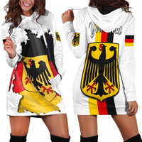 (Custom Personalised) Germany Hoodie Dress Grunge Deutschland Map and Coat Of Arms LT13 - Shopicos