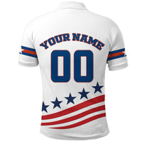 Custom USA Hockey Pride Polo Shirt LT12 - Shopicos