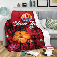 custom-personalised-tahiti-maohi-blanket-hibiscus-with-tribal