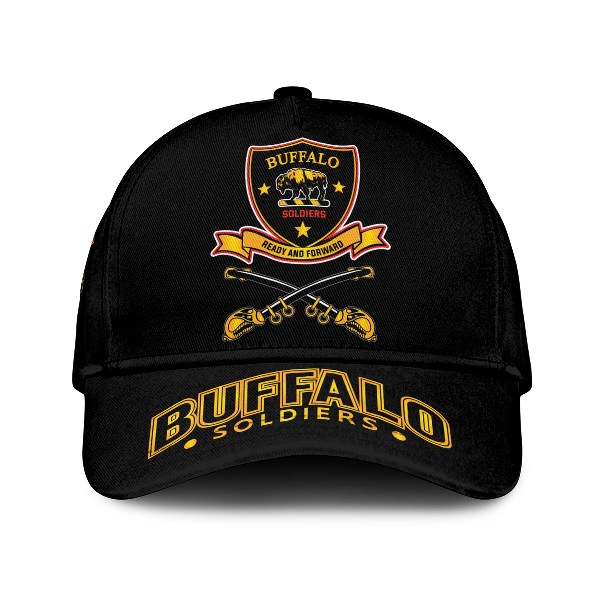 Buffalo Soldiers African American Legend Of The Black Soldiers Cap - LT2