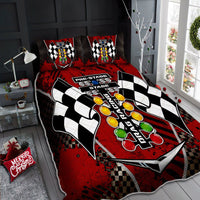 Racing Drag Racing Red Style Quilt Bed Set - Shopicos