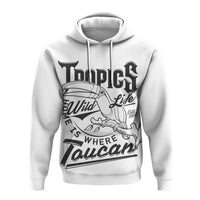 Belize Taucan Style Hoodie Ver2 White LT20 - Shopicos