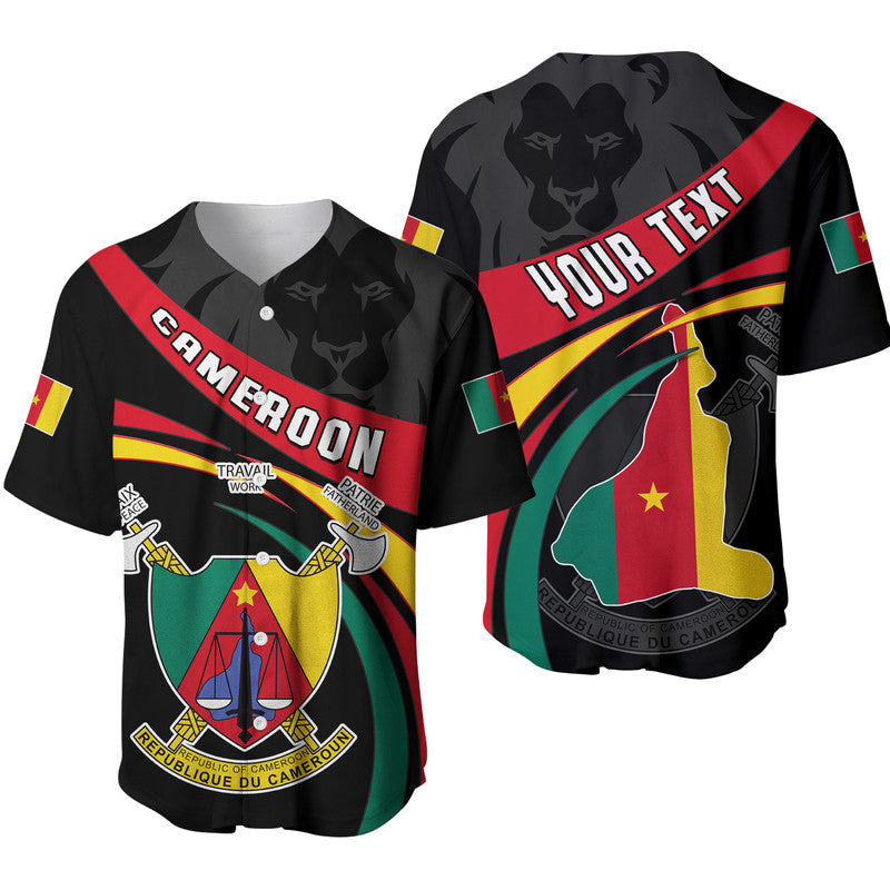(Custom Personalised) Happy Cameroon Independence Day Baseball Jersey - Shopicos