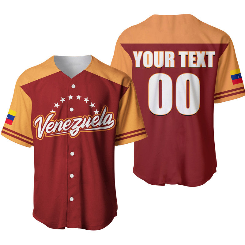 (Custom Personalised And Number) Baseball 2023 Venezuela Baseball Jersey 2023 LT6 - Shopicos