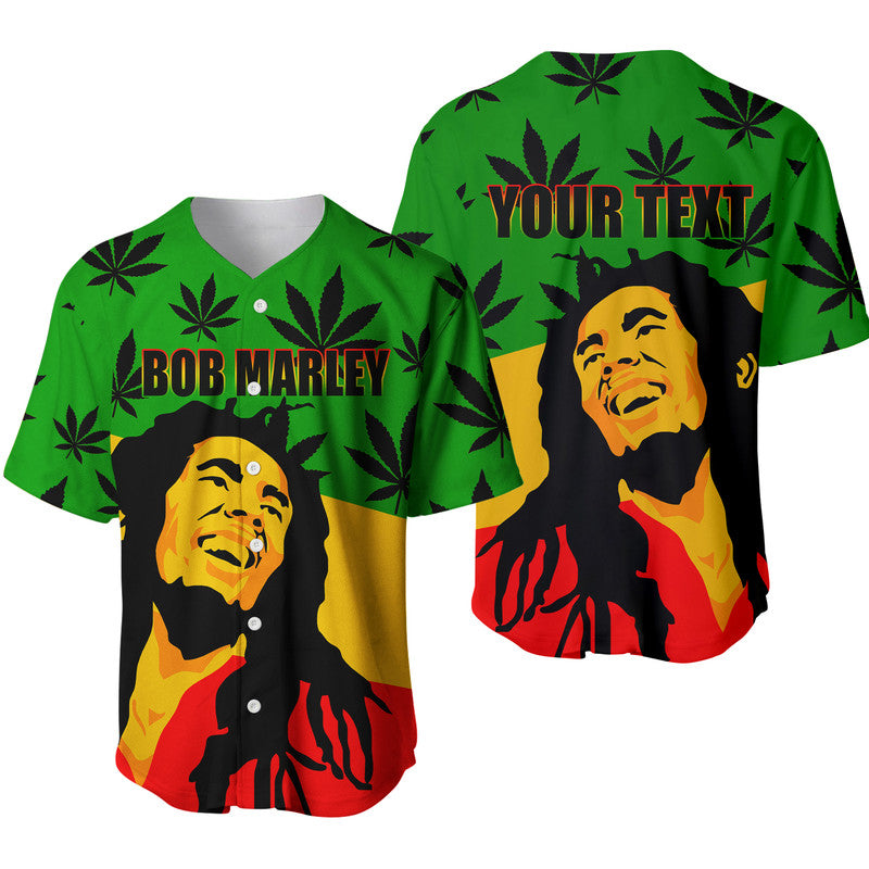 (Custom Personalised) Legend Bob - Reggae Baseball Jersey Style LT6 - Shopicos