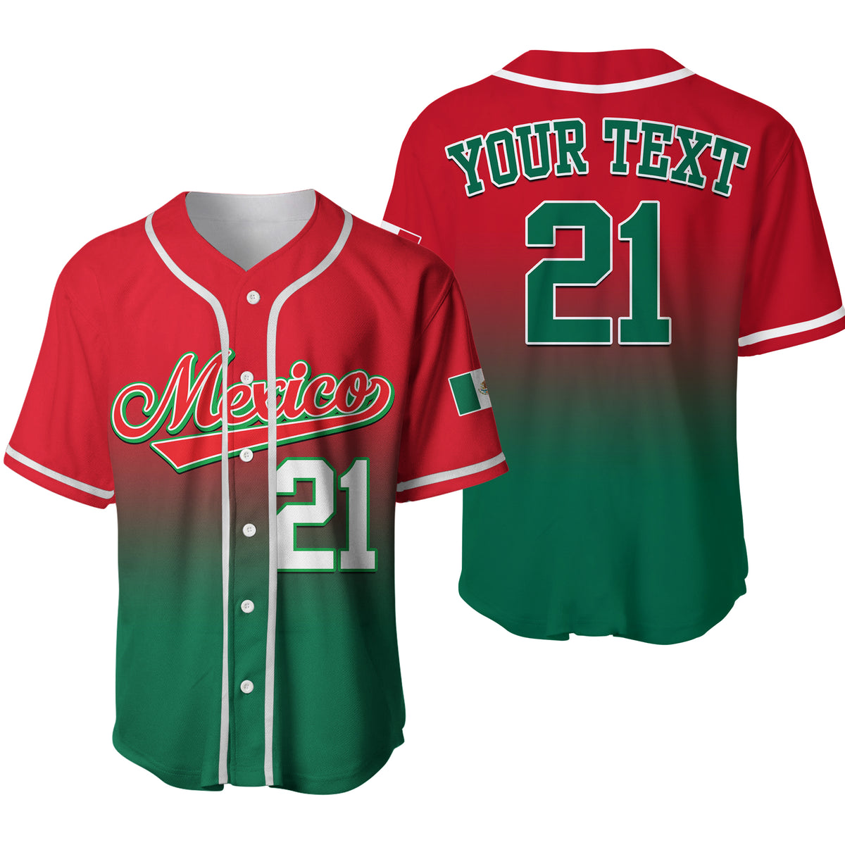 (Custom Text And Number) Baseball 2023 Mexico Baseball Jersey LT9 - Shopicos