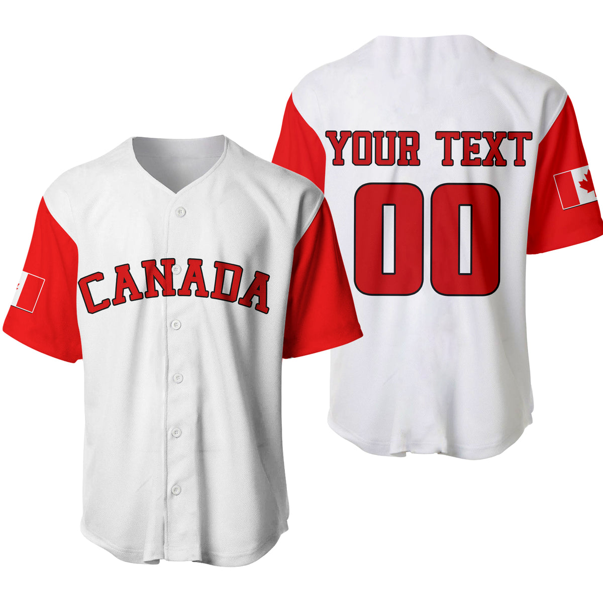 (Custom Personalised And Number) Baseball 2023 Canada Baseball Jersey White Style LT6 - Shopicos