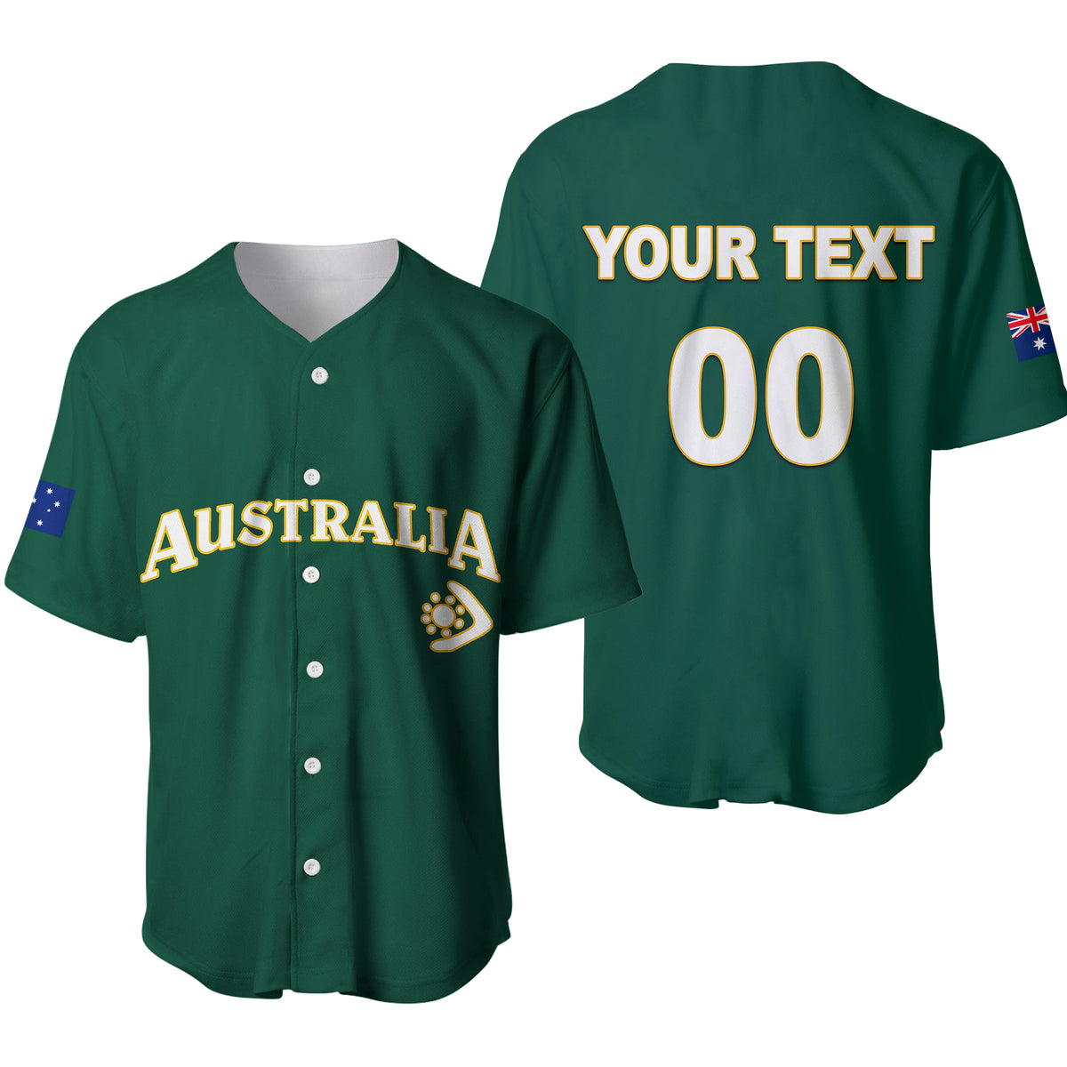 (Custom Personalised And Number) Baseball 2023 Australia Baseball Jersey LT6 - Shopicos