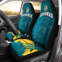 Bahamas Car Seat Covers Blue Marlin With Bahamian Coat Of Arms - Shopicos