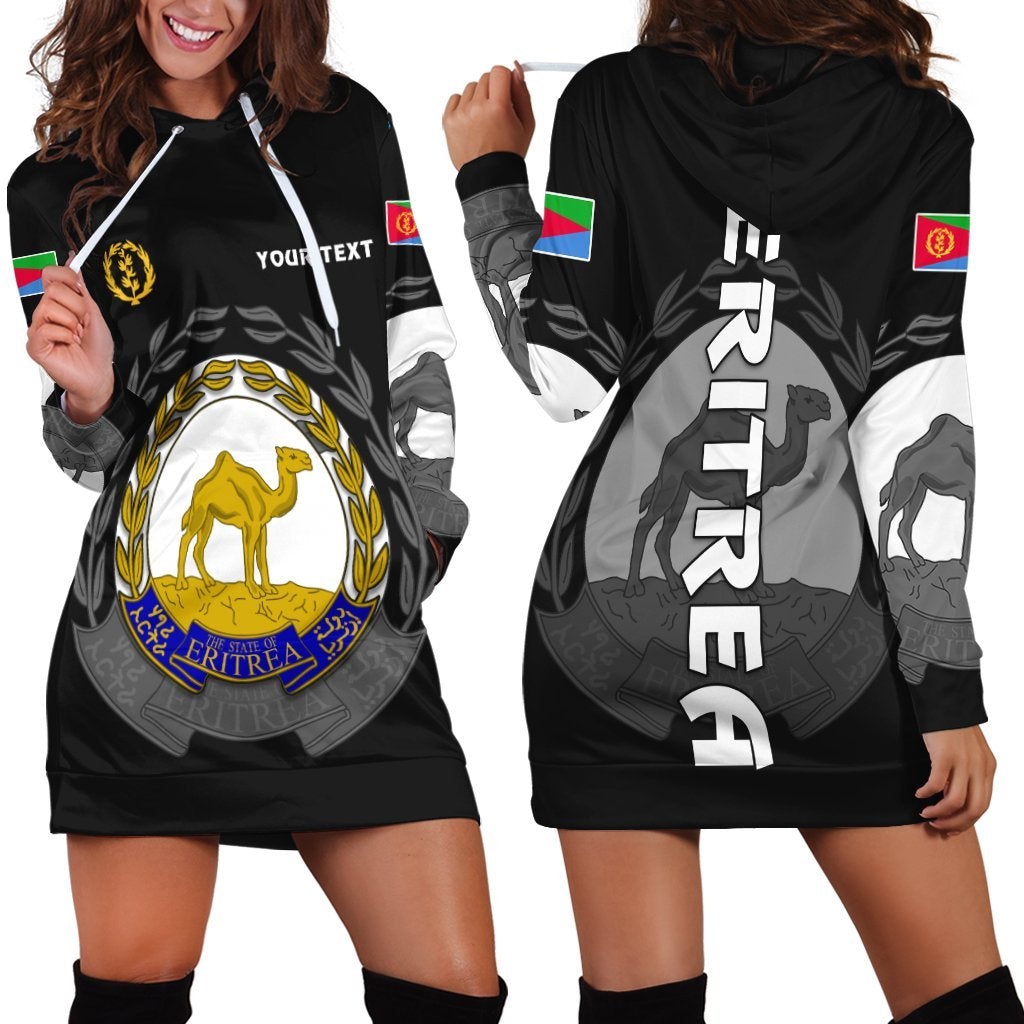 (Custom Personalised) Eritrea Hoodie Dress Coat Of Arms LT13 - Shopicos