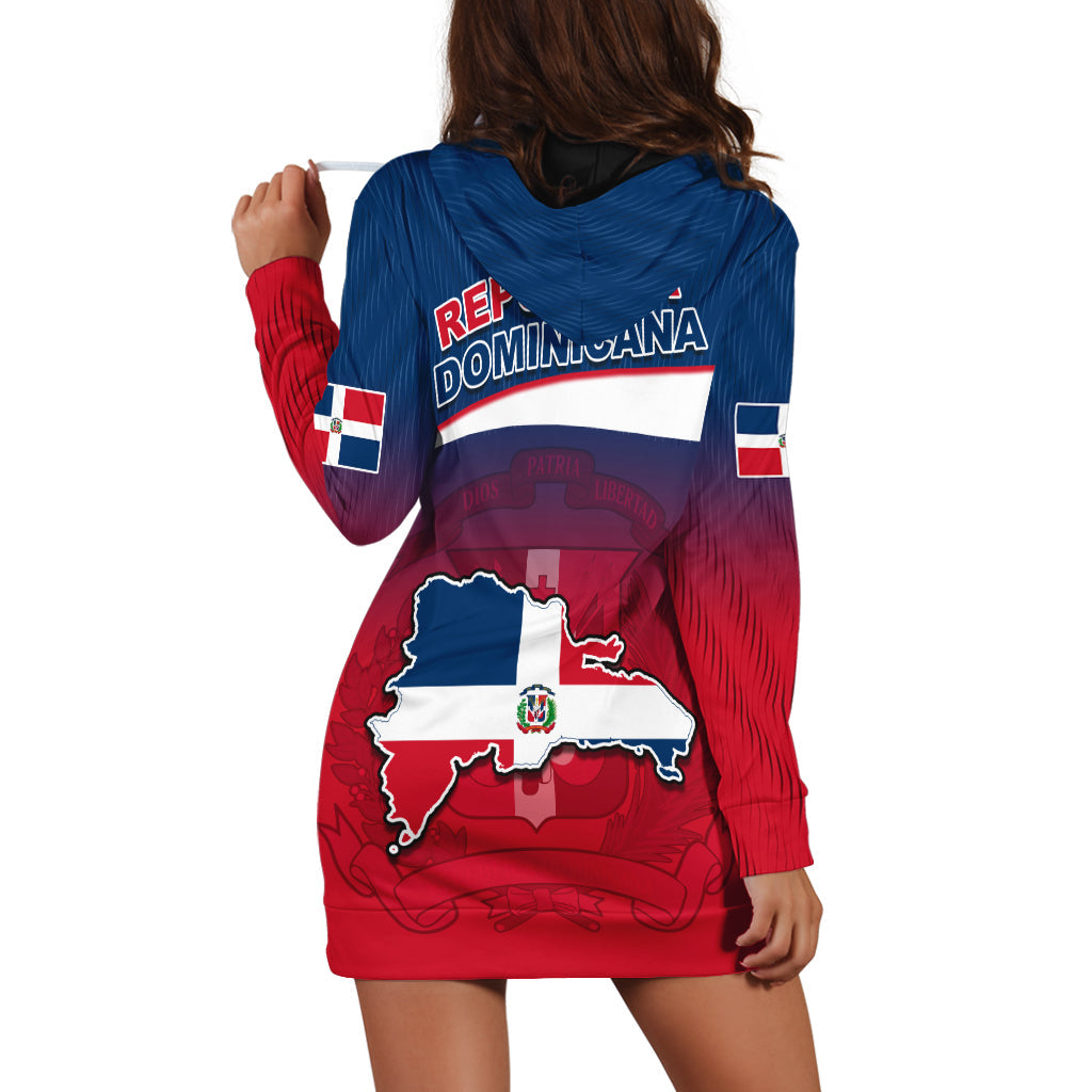 (Custom Personalised) Dominican Republic Hoodie Dress Dominicana Style Sporty LT13 - Shopicos