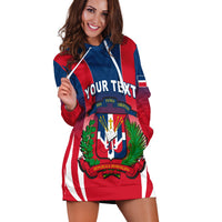 (Custom Personalised) Dominican Republic Hoodie Dress Dominicana Style Sporty LT13 - Shopicos