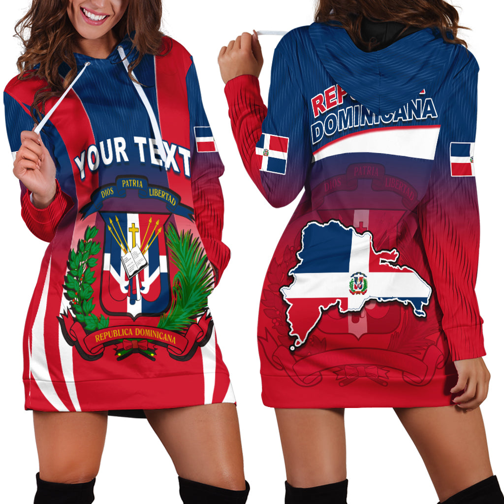 (Custom Personalised) Dominican Republic Hoodie Dress Dominicana Style Sporty LT13 - Shopicos