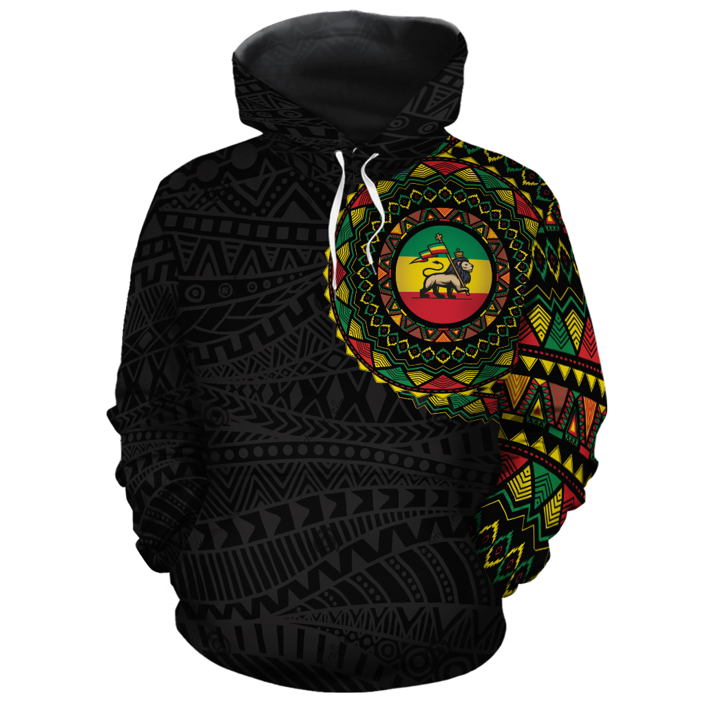 African Hoodie Masterpiece Ethiopia Lion Of Judah Hoodie - Shopicos