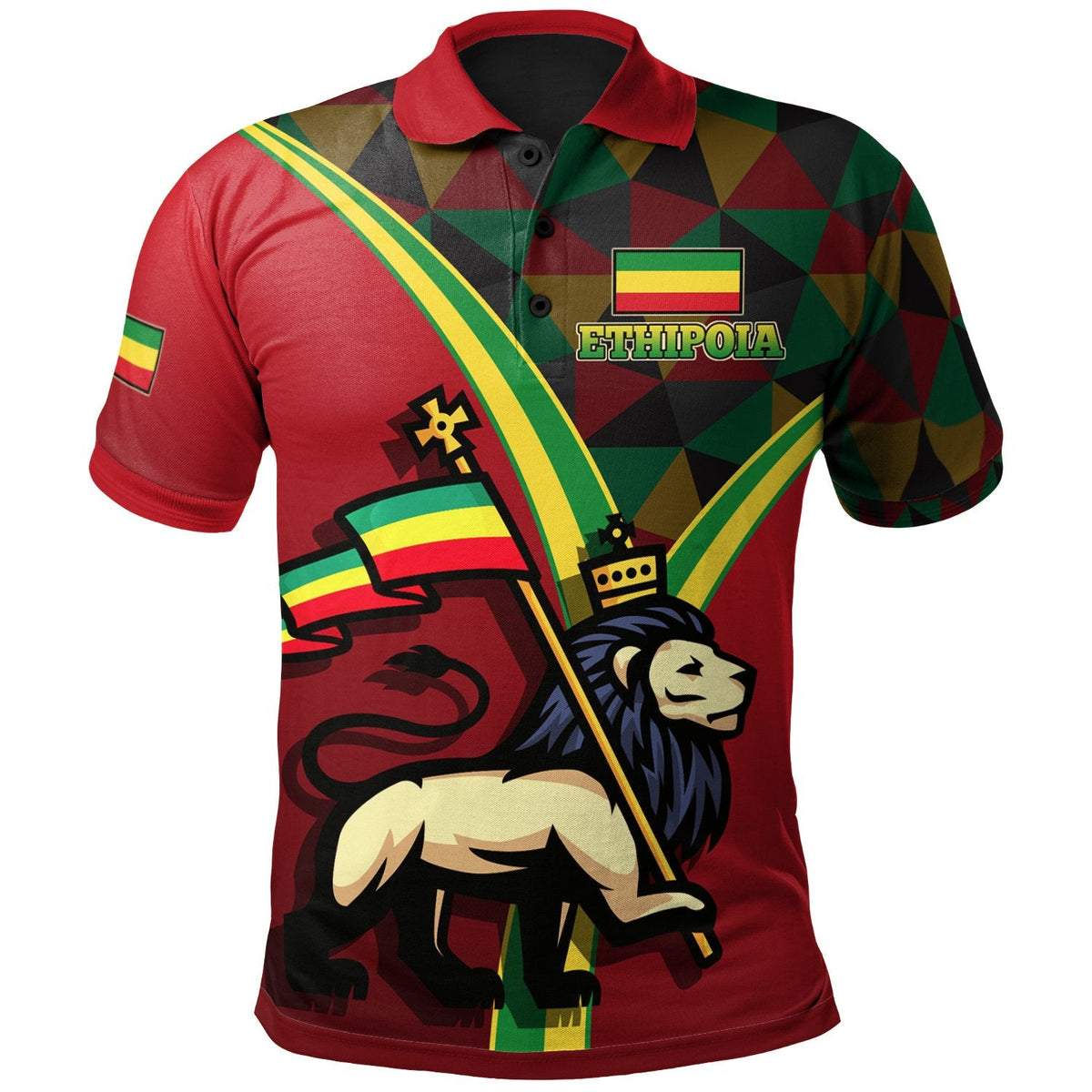 Ethiopia Polo Shirt Ethiopian Pride - Shopicos