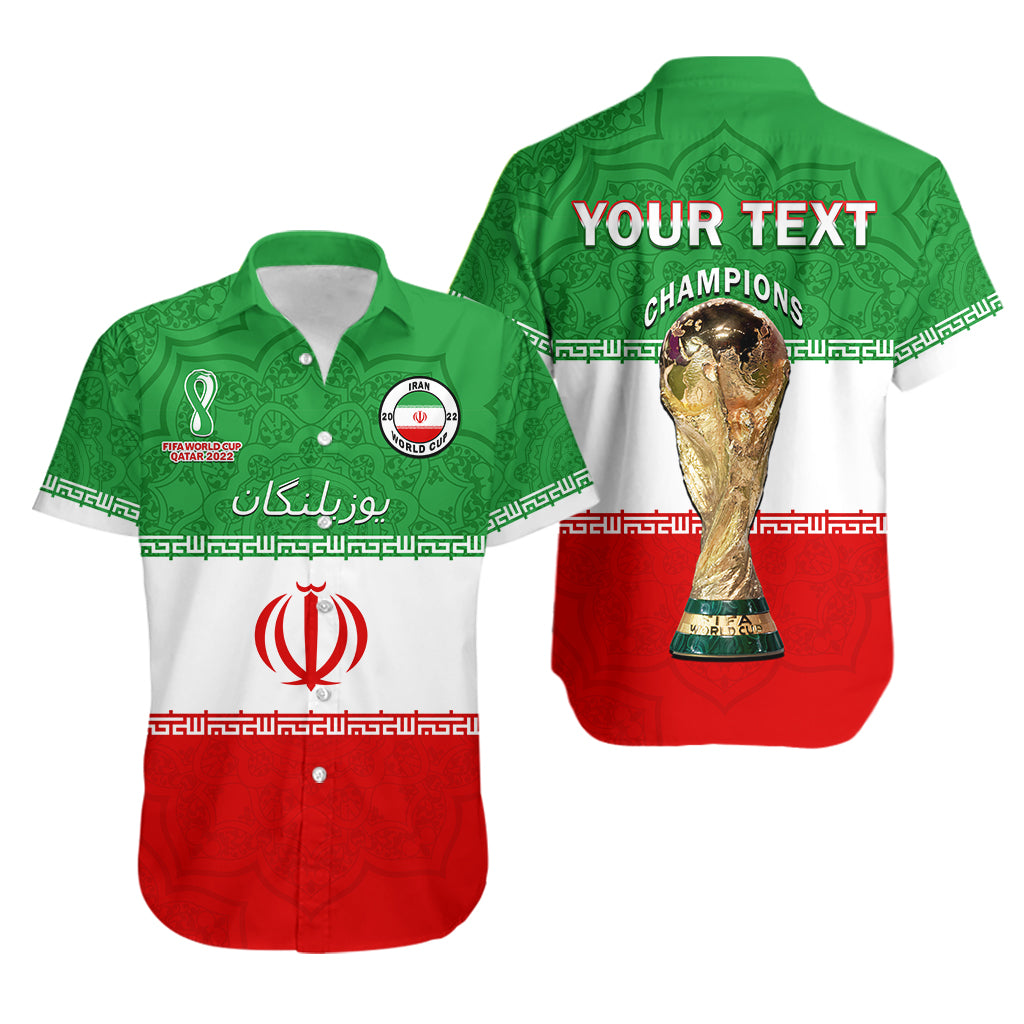 (Custom Personalised) Iran Football Hawaiian Shirt Team Melli Champions World Cup 2022 - Shopicos