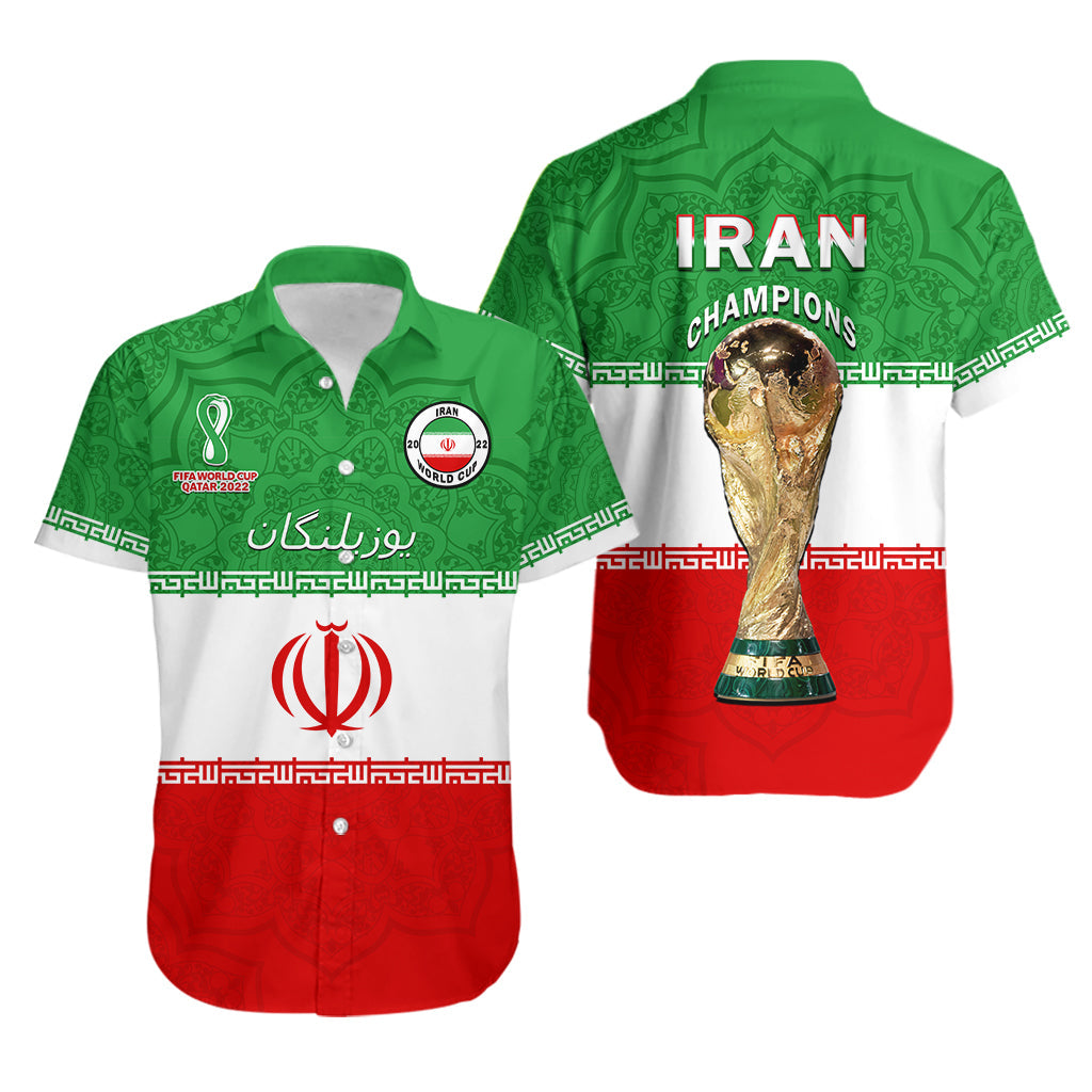Iran Football Hawaiian Shirt Team Melli Champions World Cup 2022 - Shopicos
