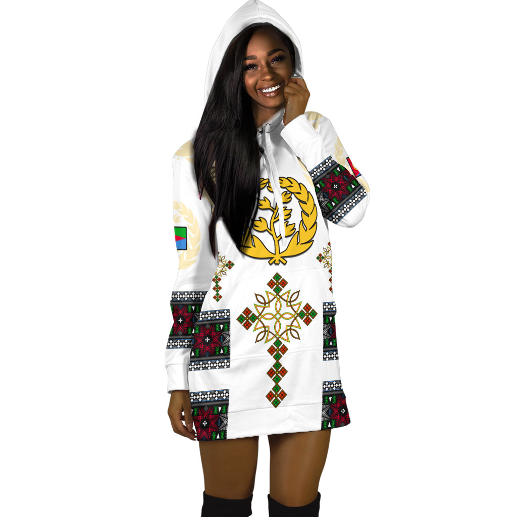 (Custom Personalised) Eritrea Cross Hoodie Dress Independence Day Proud Eritrean LT13 - Shopicos