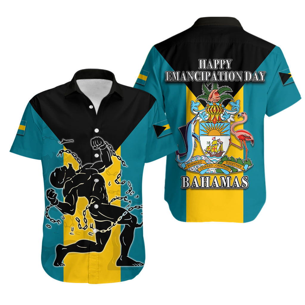Bahamas Emancipation Day Hawaiian Shirt Freedom LT6 - Shopicos