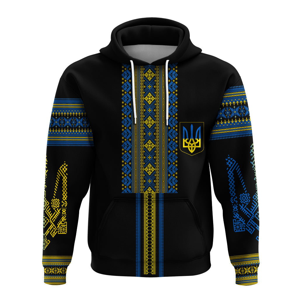 Ukraine Folk Patterns Folk Pattern Hoodie Slava Ukraini - Shopicos