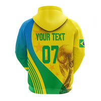 Custom Brazil Hoodie Football 2022 Pentacampe o - Shopicos
