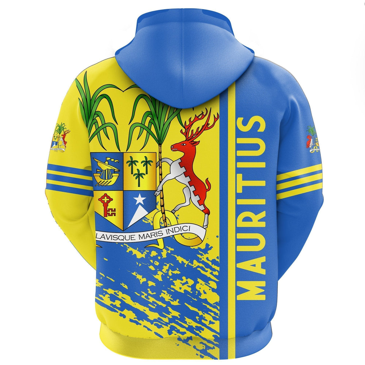 African Hoodie Mauritius Quarter Style Pullover - Shopicos