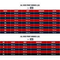 Viking Zip Hoodie - Old Norse Odin Tattoo - Red RLT12 - Shopicos