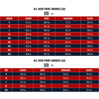 Viking Zip Hoodie - Old Norse Odin Tattoo - Red RLT12 - Shopicos