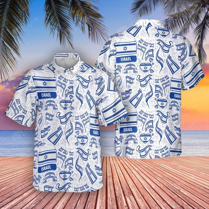 Israel Flag Hawaiian Shirt - Shopicos