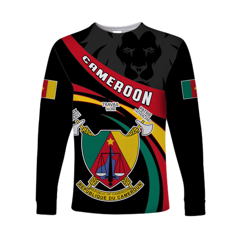 (Custom Personalised) Happy Cameroon Independence Day Long Sleeve Shirt - Shopicos