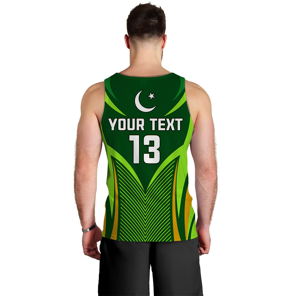 custom-text-and-number-pakistan-cricket-men-tank-top-green-shaheens-champion