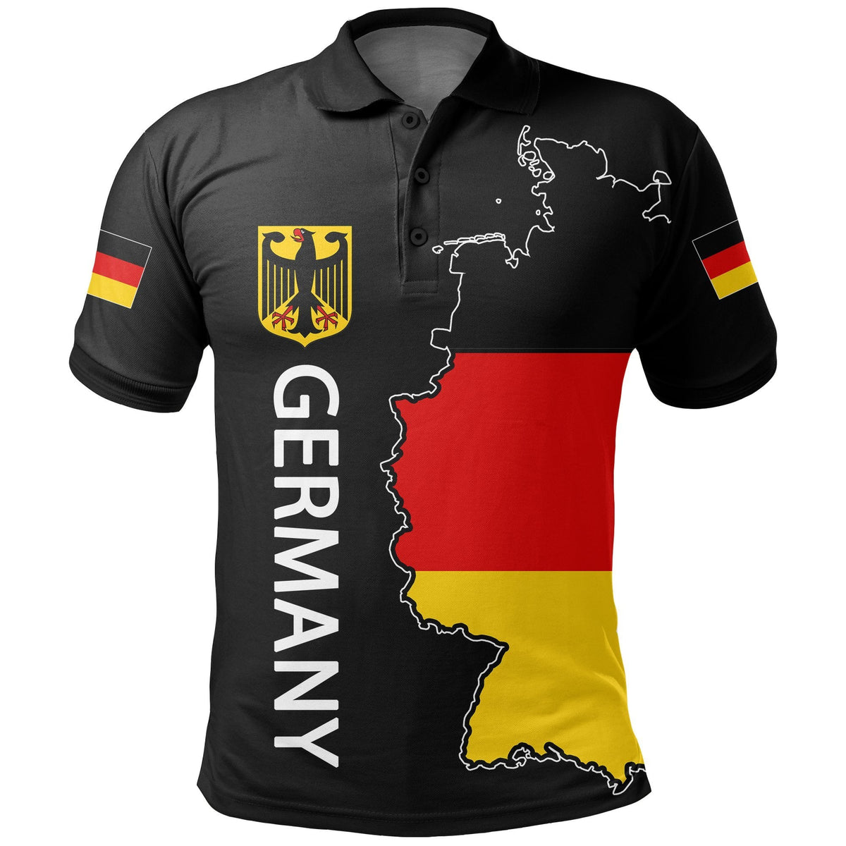 Germany Polo Map Flag - Shopicos