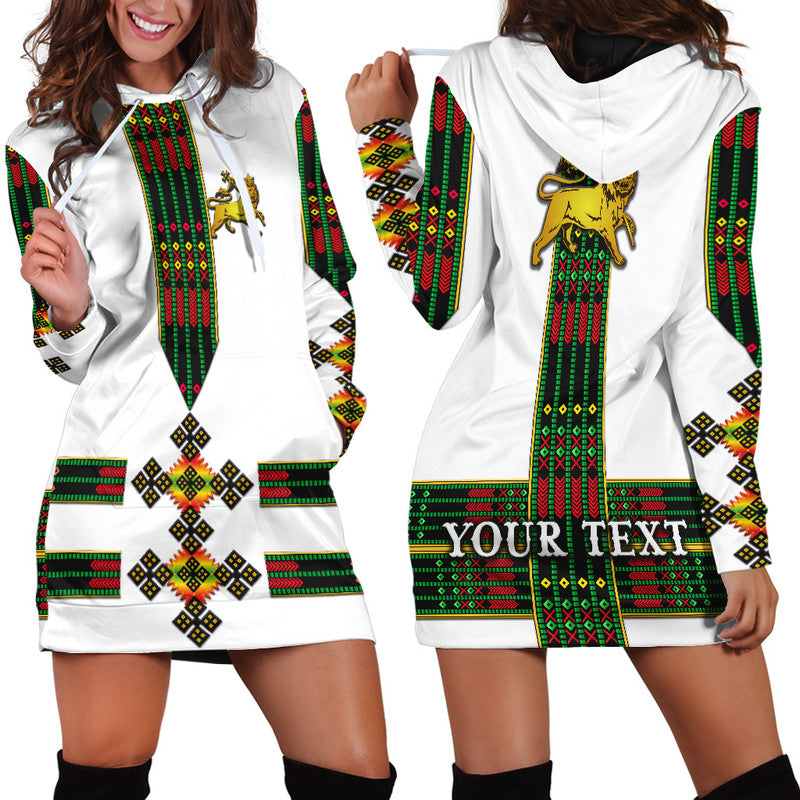 (Custom Personalised) Ethiopia Hoodie Dress Ethiopian Lion Of Judah Tibeb Vibes NO.1 Ver - Flag Style LT8 - Shopicos