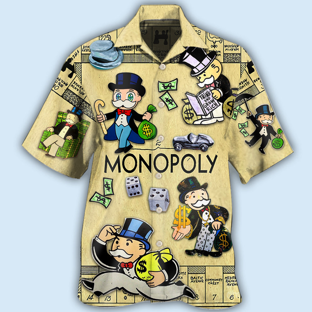 Monopoly Style Hawaiian Shirt - Shopicos