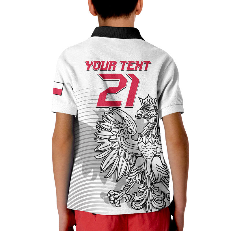 Custom Poland Football Eagles Polo Shirt Sporty Style - Shopicos