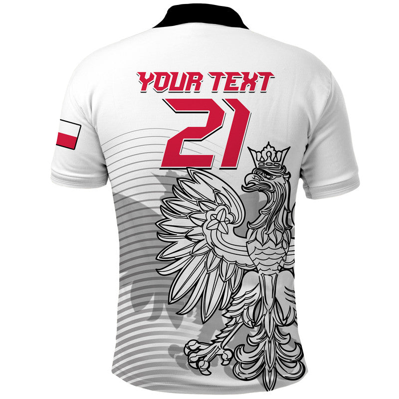 Custom Poland Football Eagles Polo Shirt Sporty Style - Shopicos