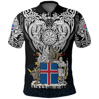 Viking Polo Shirt Iceland Viking Symbol RLT12 - Shopicos
