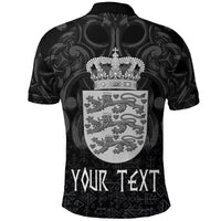 Custom Viking Polo Shirt Denmark Odin And Drakkar RLT12 - Shopicos
