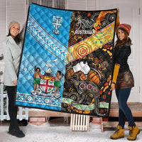 Australia Aboriginal And Fiji Tapa Premium Quilt Together LT8 - Shopicos