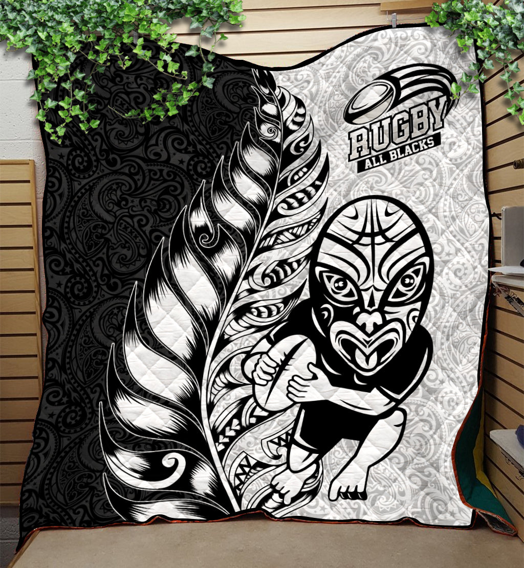 New Zealand Maori All Black Rugby Quilt LT2 - Shopicos