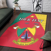 (Custom Personalised) Cameroon Area Rug Independence Day Cameroonians Pattern LT13 - Shopicos