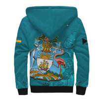 (Custom Personalised) Bahamas Independence Day Sherpa Hoodie Blue Marlin Since 1973 Style - Shopicos