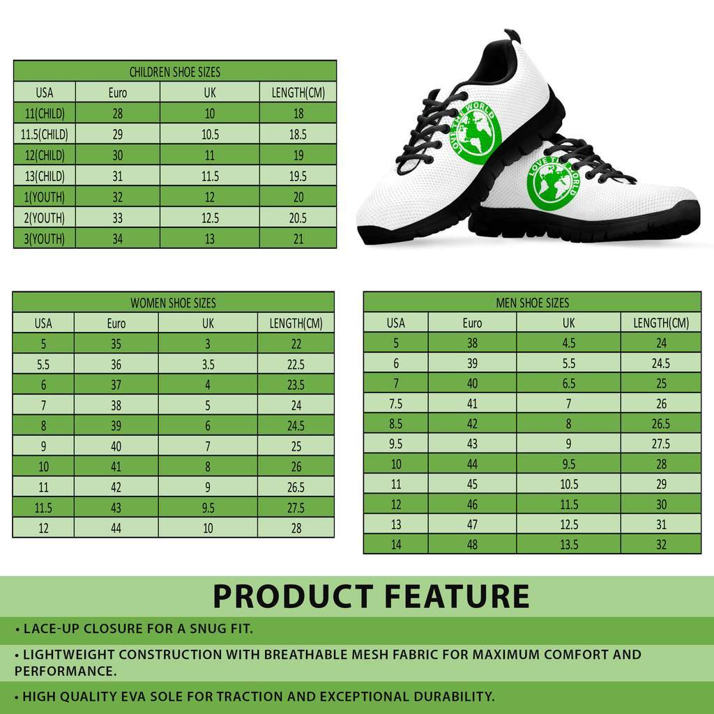 (Hrvatska) Croatia Active Sneakers (Shoes) - Shopicos