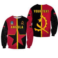 (Custom Personalised) Angola Sweatshirt Star and Flag Style Sporty LT13 - Shopicos