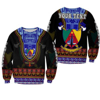 (Custom Personalised) Cameroon Sweatshirt Atoghu Pattern Black Style - Shopicos