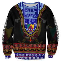 (Custom Personalised) Cameroon Sweatshirt Atoghu Pattern Black Style - Shopicos